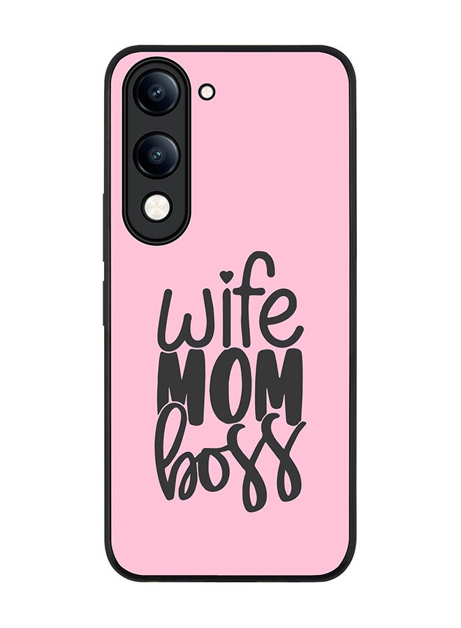 For vivo Y04 / Y29t 5G Case,Slim fit Camera Protection, Shockproof Thin Phone cover  - Wife Mom Boss